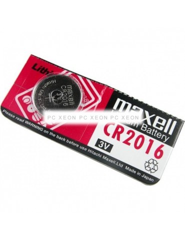 Pack 5 pilas CR2016 Maxell Lithium 