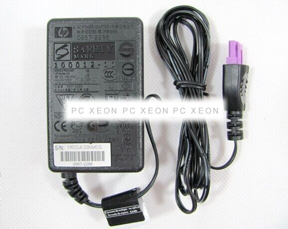 Vhbw Alimentatore Sostitutivo Per Stampanti HP 0957-2247 – 32V 2.5A, 200 Cm, Cavo Di Alimentazione Con Spina Europea, Nero