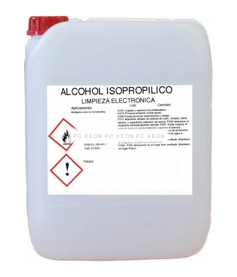 Alcohol Isopropilico 5 litros