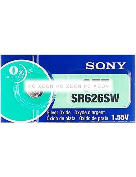 Pila Sony 377 SR626SW AG4 SR626 LR66 LR626 1.55V 24mAh (1xUnidad)