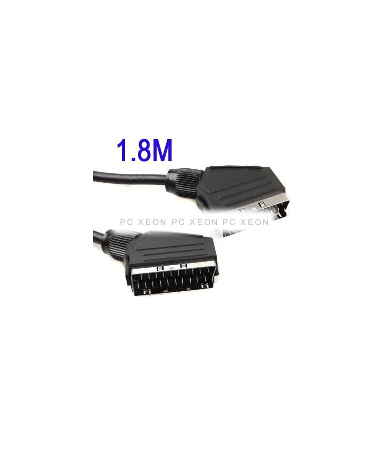 Cable Euroconector a Scart M a M - 1.8 m